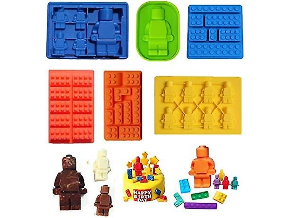 Juegos de moldes de hielo de silicona JEIIBRZUI Modelos 1 a 6