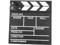 Accesorio De Tablero De Rodaje, Tablero De Producción Cinematográfica De Madera Oscura