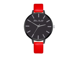Reloj De Pulsera Para Mujer Zhoulianfa, Estilo Sencillo, Correa De Pu, Esfera Redonda, Movimiento De Cuarzo.