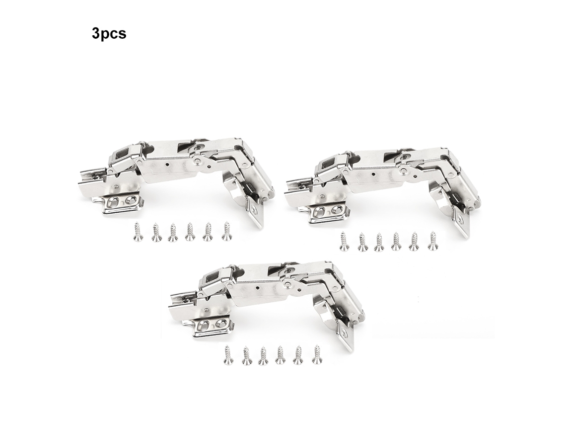 3 Bisagras De Acero Inoxidable Para Puertas De Armarios, Alacenas Y Muebles Para Diferentes Aplicações E Usos