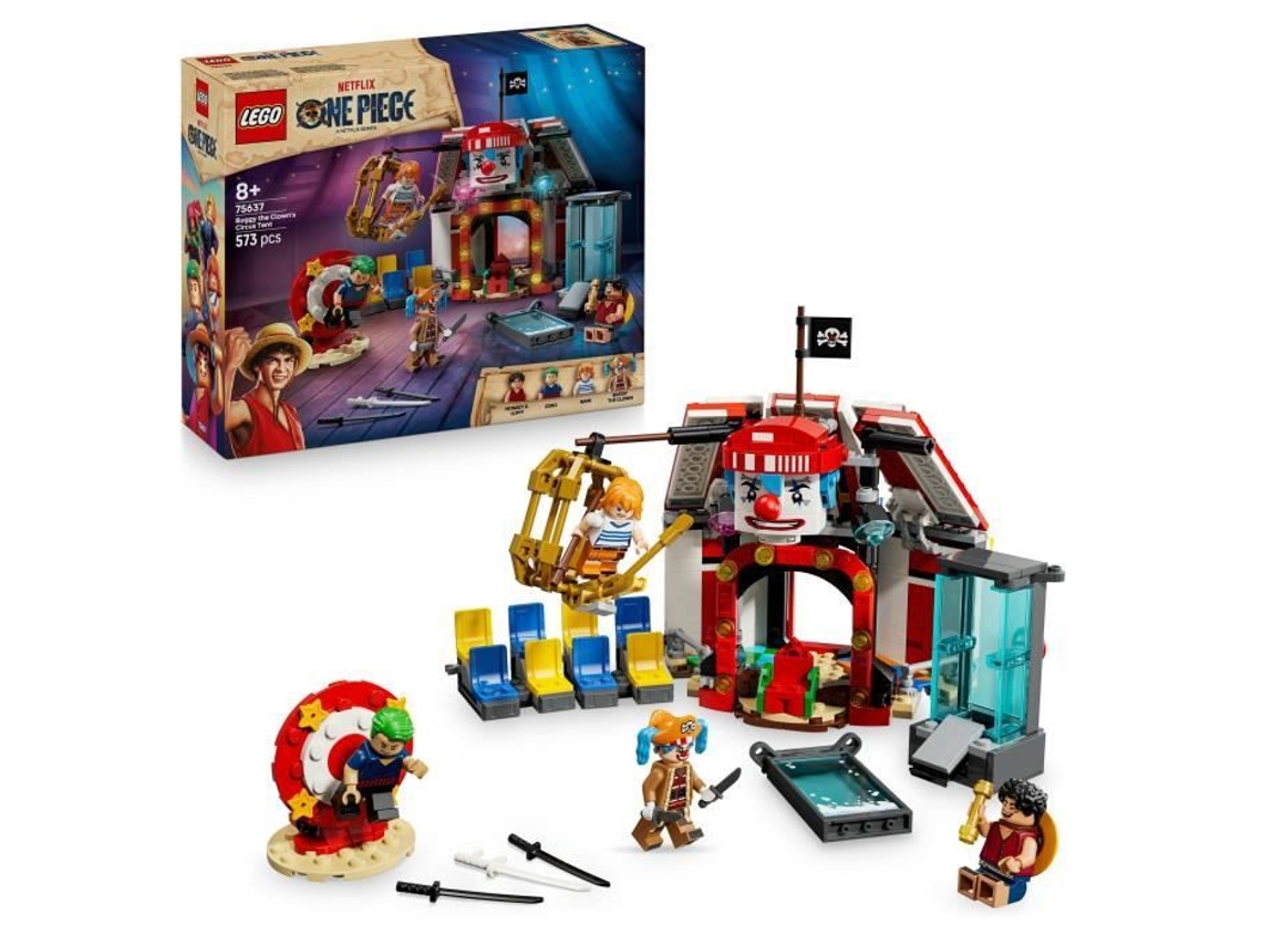 LEGO One Piece: Carpa de Circo de Buggy el Payaso - 75637 (573 piezas)