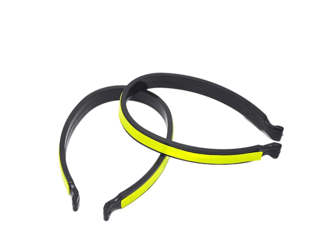 2 Clips Reflectantes Ligeros Para Pantalones De Bicicleta Con Cinta Reflectante Para Ciclismo Nocturno.