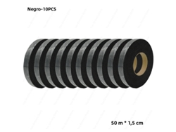 Rolo de 50 Metros Não Tecido Dupla Face Fusível Interlining Vestuário Ferro Saco Fita Lateral Calça Borda Mudar para Curto MDUG (preto 10pcs)