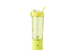 Liquidificador Amarelo 600ml 6 Cuchillas Usb Inox Portátil A Prueba De Agua Shaker Slushy