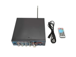 Amplificador De Potencia Bluetooth 5.0 Mejorado, Estéreo Hifi De 20 Hz A 20 Khz Con Función De Grabación Para El Hogar, El Coche Y Fiestas.