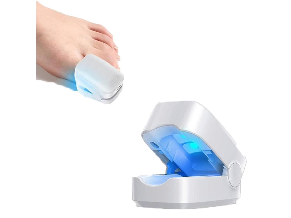 Dispositivo láser de luz azul para hongos en las uñas, terapia recargable para uñas gruesas, descoloridas y dañadas, tratamiento para hongos y GOKOCO