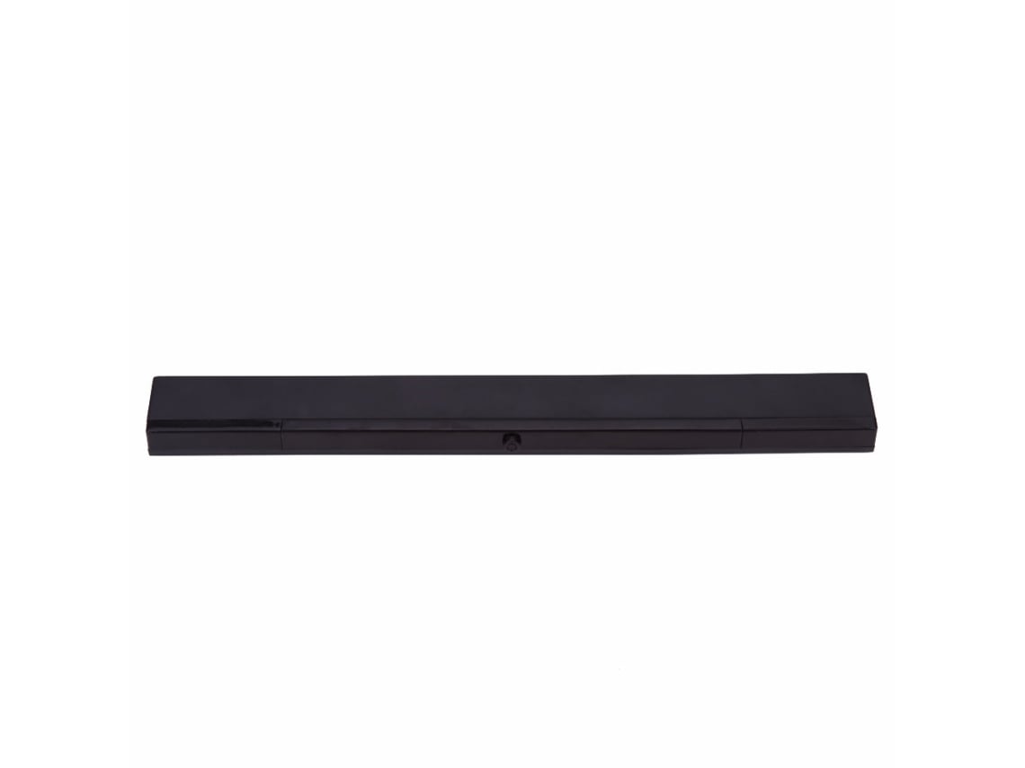 (Negro) Tira de control remoto inalámbrico con sensor Bluetooth para Wii, tira receptora de sensor de señal infrarroja (IR) para Nintendo Wii.
