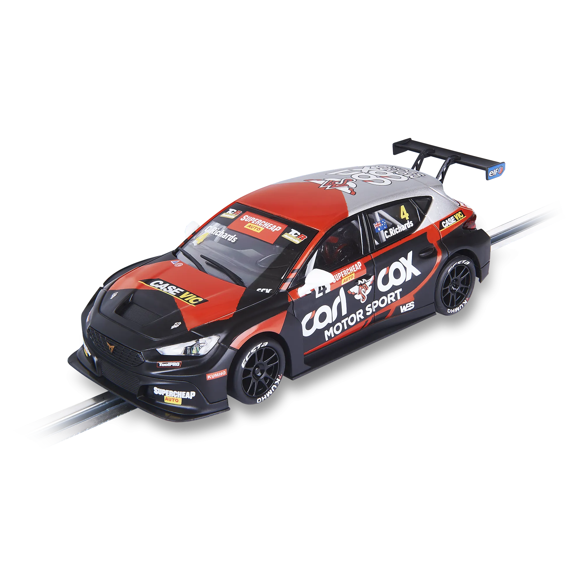 Scalextric - Cupra Leon Competition - Clay Richards X Carl Cox Gama Classic A Escala 1:32, Coche Slot Para Pista De Carreras A Partir De 6 Años