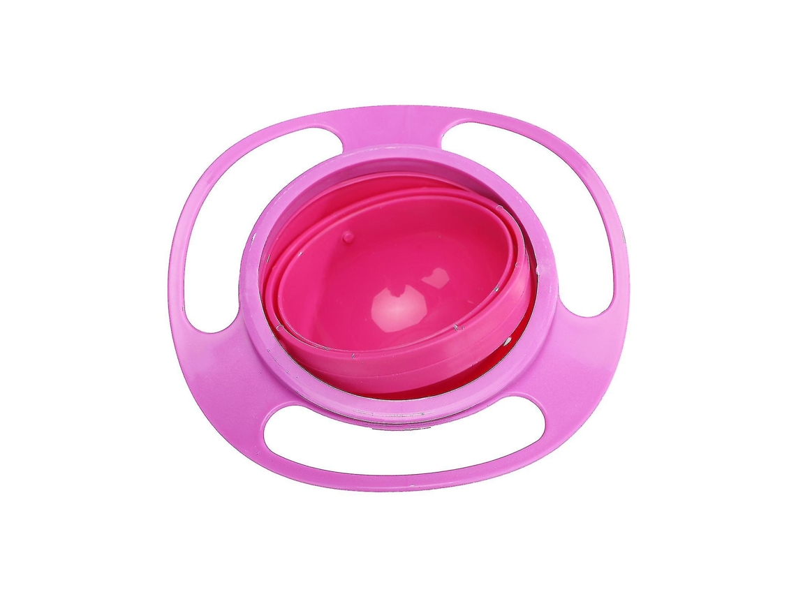 HYMNORA Gyro Bowl, diseño desmontable para una limpieza fácil y a prueba de derrames. Tazón giratorio de 360 grados antiderrames para niños. Plástico libre de