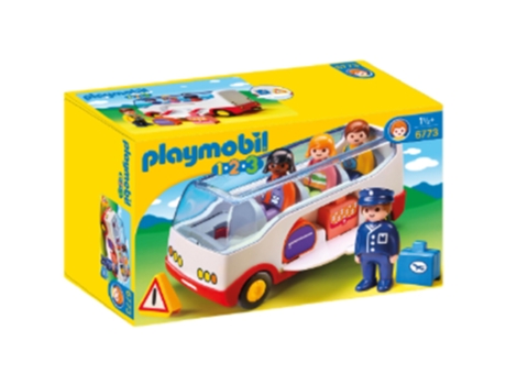 PLAYMOBIL 1.2.3 Autobús de Aeropuerto (Edad Mínima: 18 meses)