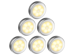 Luz Nocturna Automática Dewanxin De 6 Led Con Detector De Movimiento, Funciona Con Pilas.