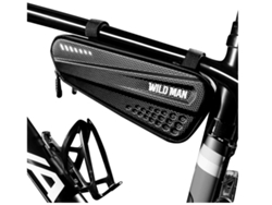 YIZHOOD Bolsa impermeable para bicicleta con tubo delantero DES1446 (negro)