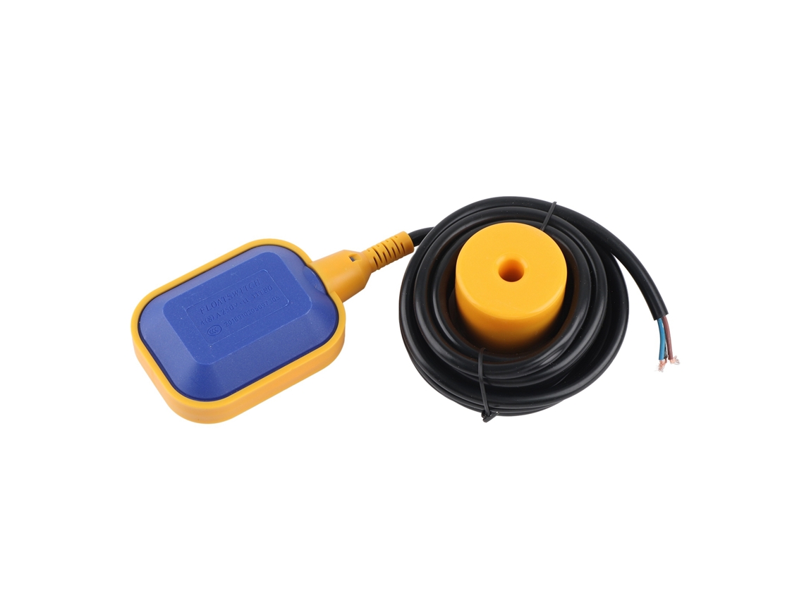 Sensor de nivel de agua con interruptor de flotador, cable de 3,7 m
