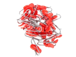 30 Clips Duraderos Para Señuelos De Pesca, Accesorios De Pe, Desprendimiento De Anzuelo Rojo