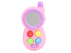 Teléfono Musical Educativo Multifuncional Rosa Para Niños