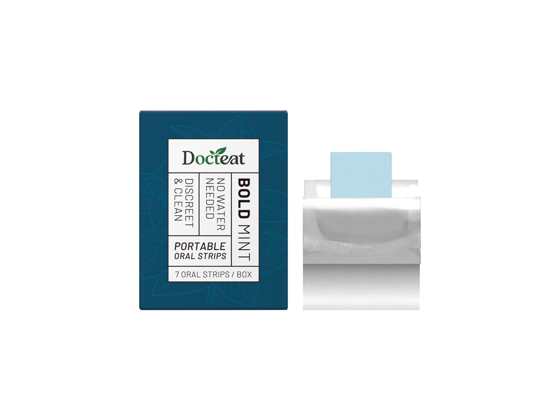 Tabletas bucodispersables portátiles Docteat Mint