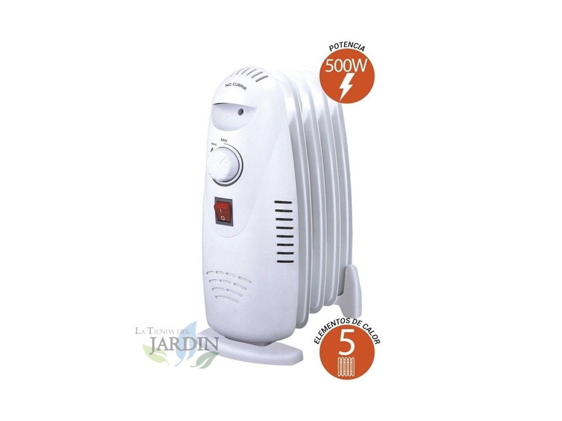 Radiador de Aceite SUINGA 1726 5 Elementos de Calor (500 W)