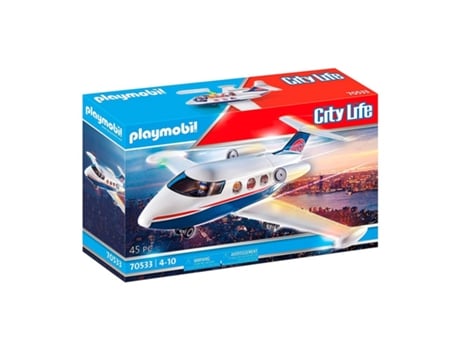 PLAYMOBIL City Life Jet Privado (Edad Mínima Recomendada: 4 años - 45 Piezas)