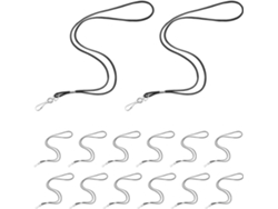 Paquete De 100 Cordones Ligeros Para Credenciales Con Clip De Liberación Rápida.