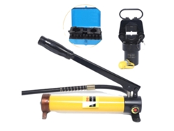 Crimpadora hidráulica, capacidad de 15 t, rango de crimpeado de 16 500 mm², acero al carbono duradero OEM