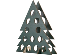 Calendario De Adviento Para Adultos, Cuenta Regresiva Con Árbol De Navidad De Madera, Mini Portabotellas De Licor, Soporte.