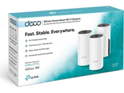Sistema Mesh TP-Link Deco M4 3 unid. (AC1200 - 300 + 867 Mbps)