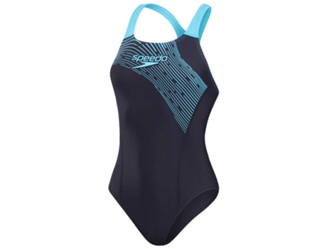 Roupa de Banho Medley Logo Azul 34 Mulherspeedo