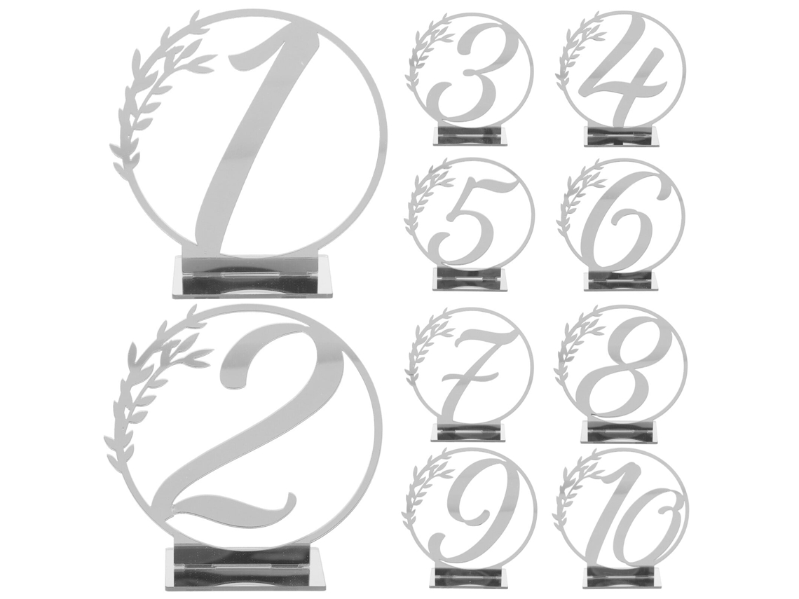 10 Platos Decorativos Para Mesas De Banquete, Platos De Boda Delicados Y Elegantes, Accesorios Para Bodas.