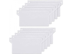 2026-5033-10 Peso Placa Para Persianas Verticales Californianas 127mm Blanco Repuesto Piezas Wbh