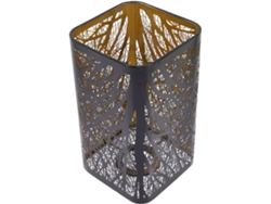 Pequeño Metal Negro Con Motivos De Árboles, Para Lámpara De Mesa Y De Techo, Suaviza La Luz Y