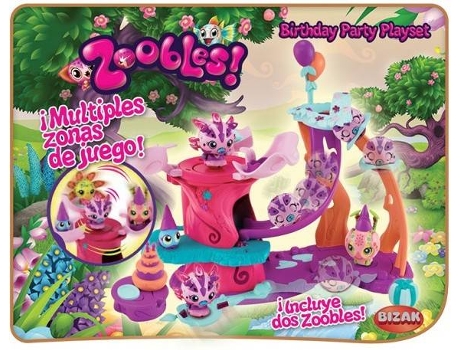 MuÁÂÁÂÁÂÁ±eca BIZAK Zoobles Birthday Party (Unidad) (Edad MÁÂÁÂÁÂÁ nima: 4 AÁÂÁÂÁÂÁ±os)
