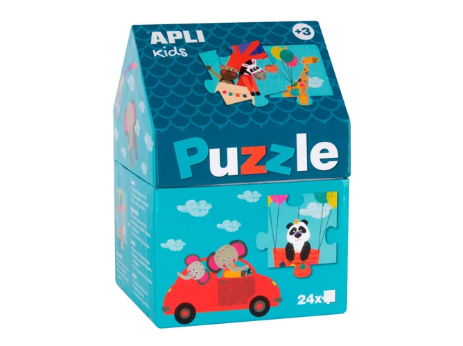 Puzzles APLI KIDS Casita Safari (24 piezas)