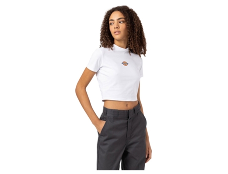 Camiseta de Mujer DICKIES Maple Valley Blanco (S)