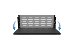 Mesa para caja de camioneta, capacidad de carga 34,01 kg, dimensiones 62,74*31,24*3,81 cm, para Wrangler JK 2007-2017, diseño plegable, peso neto 4 kg