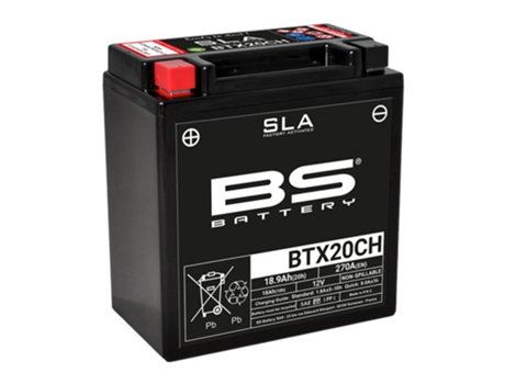 Batería de moto BS Battery SLA BTX20CH - C (10Hr) - C (20Hr)