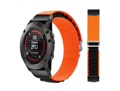 Correa Loop Alpine para Amazfit T-Rex Pro Naranja y Negro