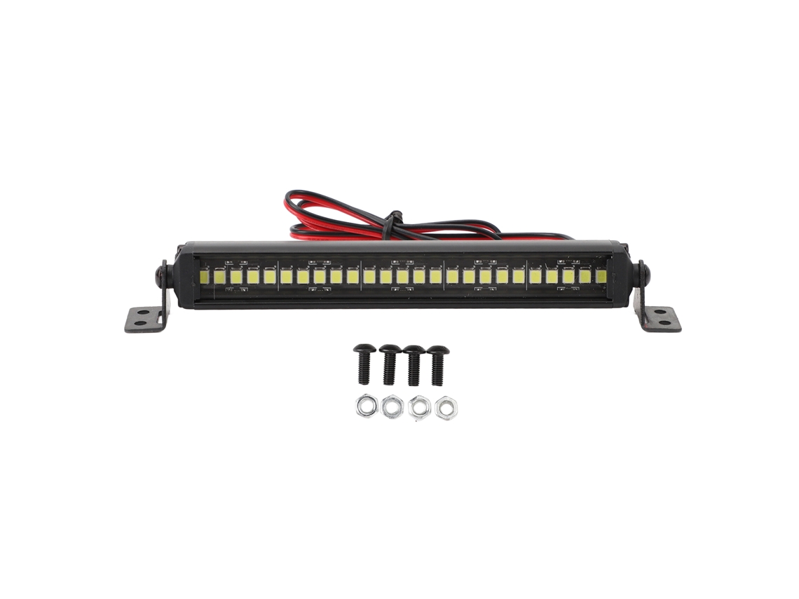 Barra De Luces Led Súper Brillantes Para Techo De Coche Rc Crawler Escala 1/10 Axial Scx10 25 Leds