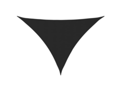 Toldo de vela VIDAXL Negro (350 x 350 x 490 cm)