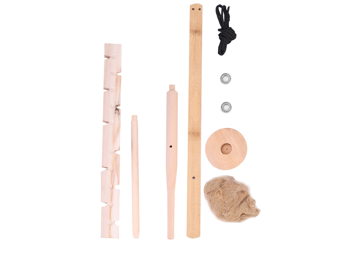 Herramienta para hacer fuego y taladrar madera para la supervivencia.