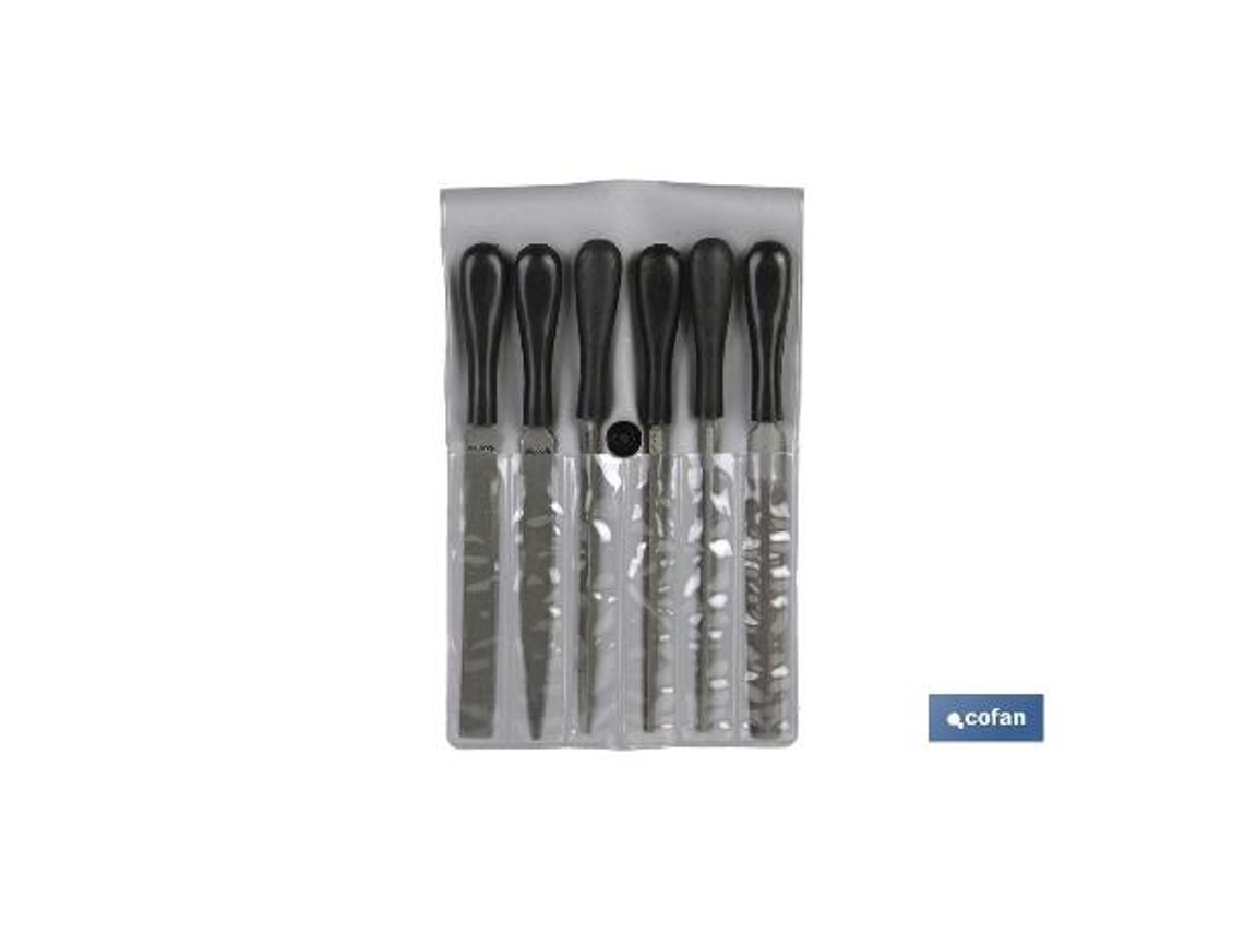 Juego de limas para llaves 6 uds. 100 mm