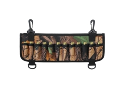 Bolsa Portamuniciones De Neopreno Con Estampado De Camuflaje, 24 Anillas Y Bolsa Grande, Con Clips Ajustables.