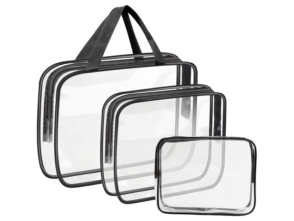 2026altiro-bolsa Transparente Para Toallas, Bolsa De Viaje, Neceser De Maquillaje Con 3 Tamaños (grande, Mediano, Pequeño).