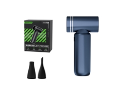 Mini Aspiradora Portátil De Alta Velocidad Con Ventilador De Turbina Supercargado (azul) De 110.000 Rpm