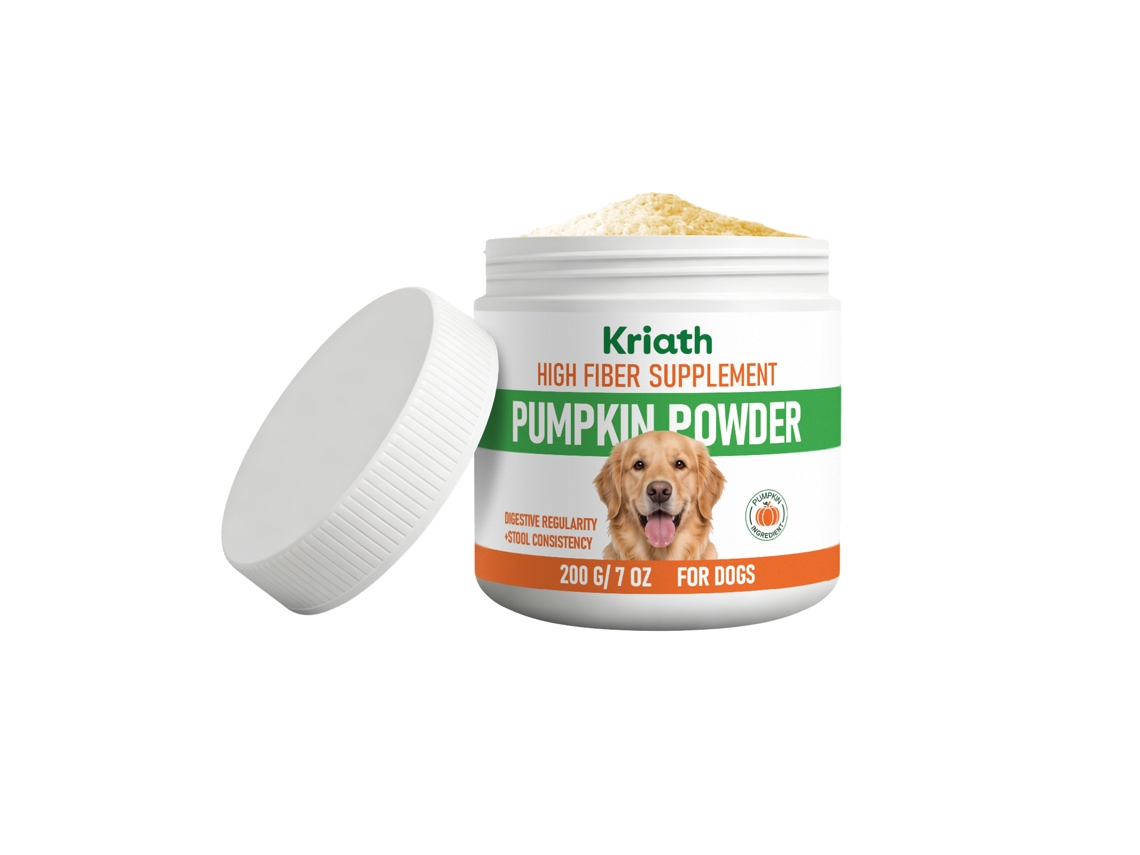 Polvo de calabaza para perros