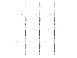 Kit De Cesta Para Cebo Artificial Con Anzuelo Y Atrayente, 15 G, Acero De Alto Carbono, Portátil.