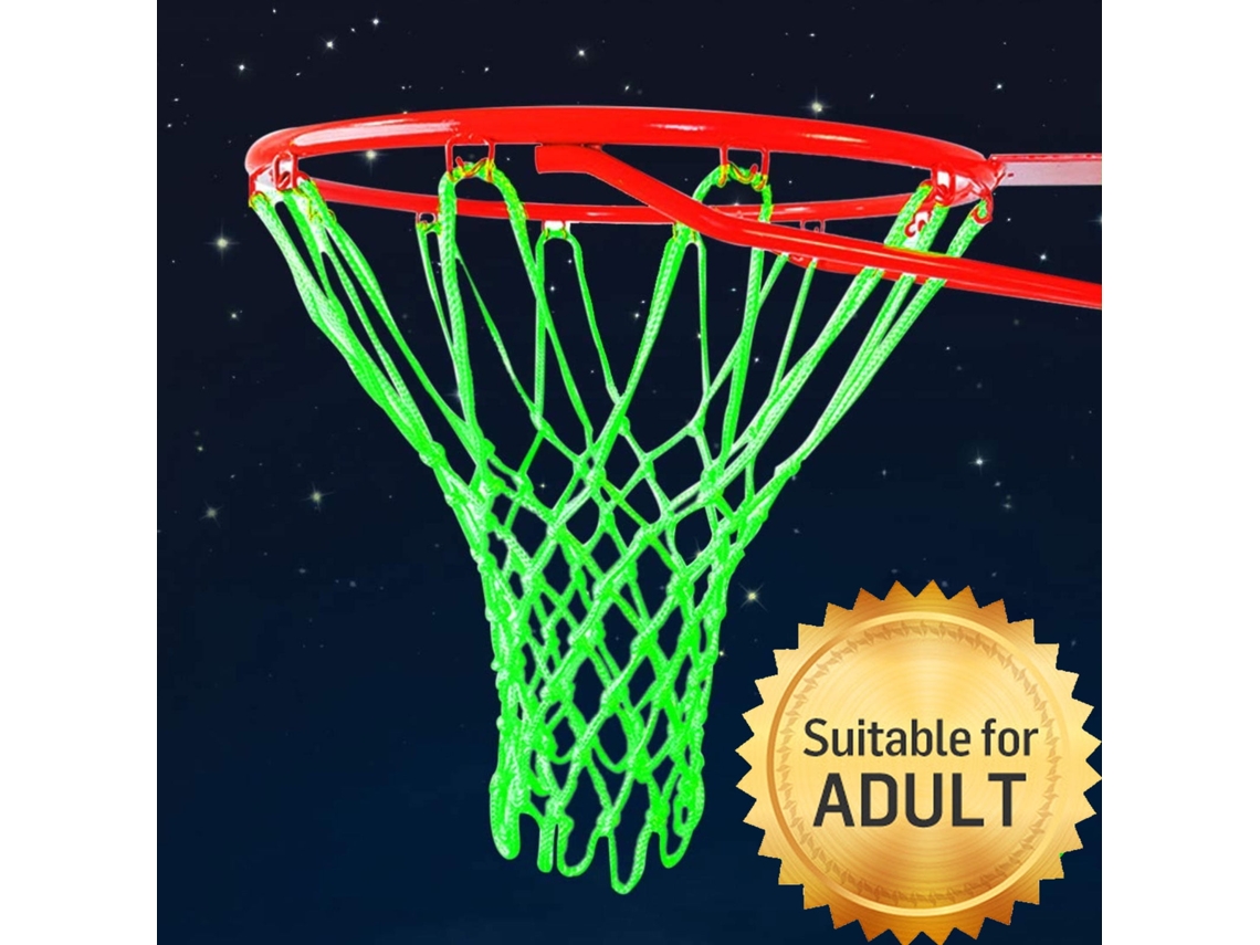 Red De Baloncesto Luminosa, Glow In The Dark, Red De Baloncesto Estándar De 12 Bucles