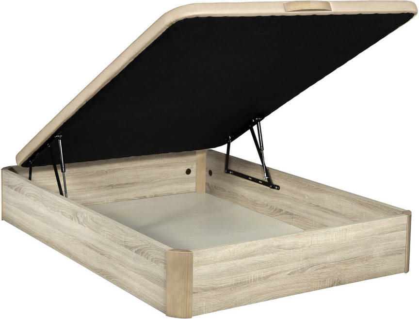 Santino Canapé Abatible wooden gran capacidad cambrian 120x190 cm con montaje domicilio gratis mesefor madera 120x190x35cm