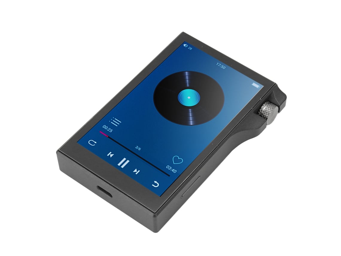 Reproductor MP3/MP4 Bluetooth Yizhood Q8 de 4 pulgadas, 16 GB de RAM, 256 GB de tarjeta TF (negro)