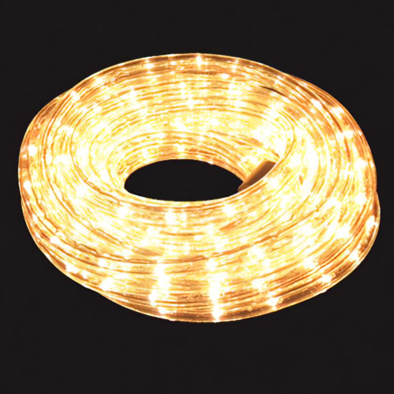 Luces Navidad Tubo luz blanca exterior ip44 rollo 10