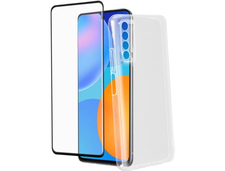 Carcasa + Protector Huawei P smart 2021 AVIZAR Negro